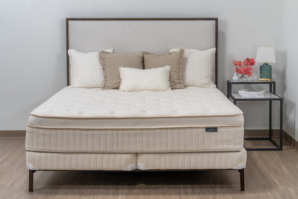 Winndom mattress plush latex foam organic cotton cover