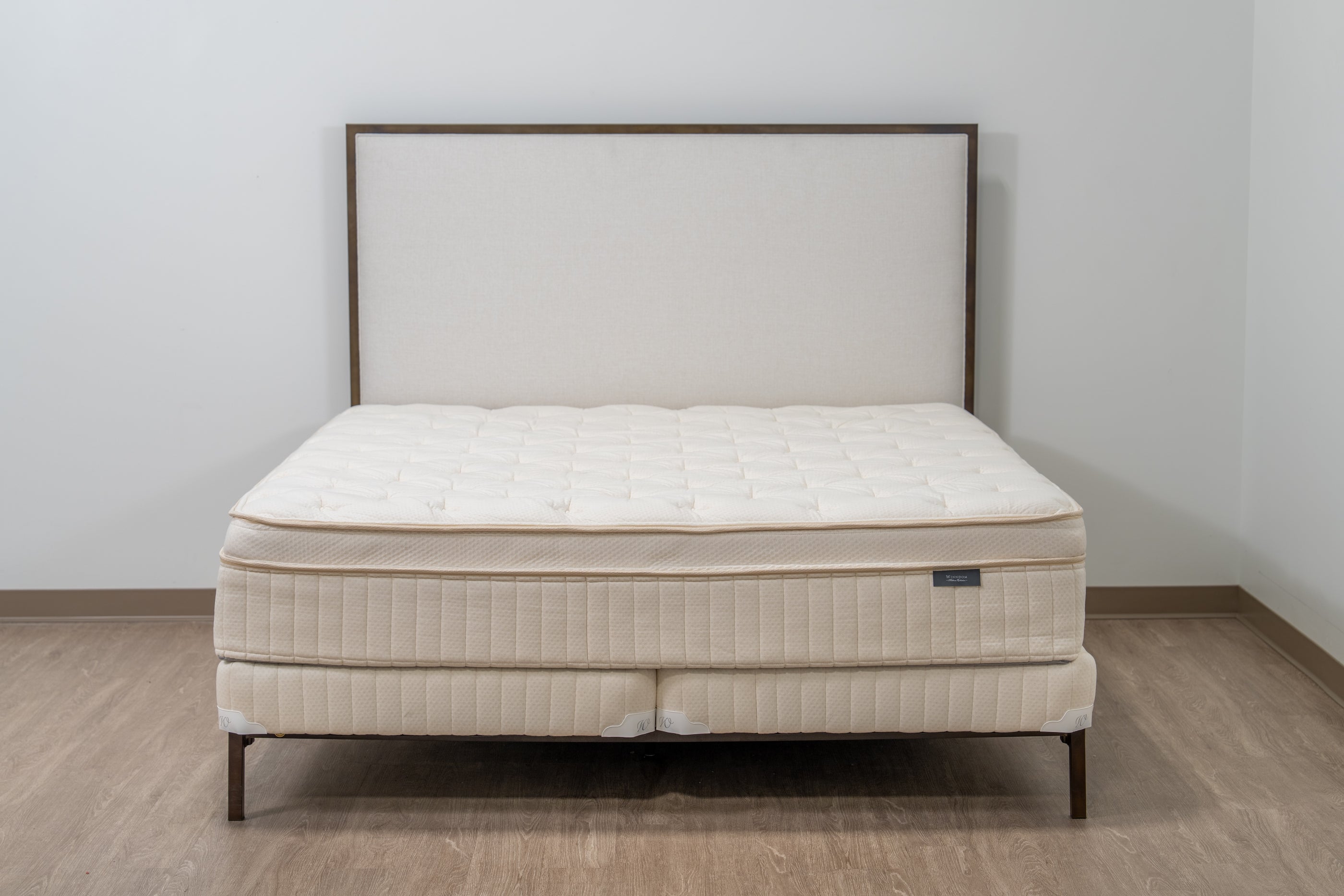 Winndom mattress plush latex foam organic cotton cover