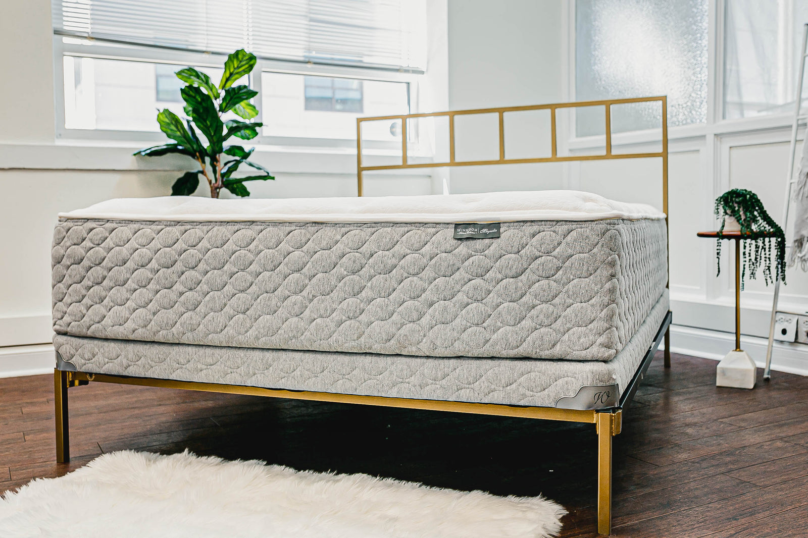 Winndom Magnolia mattress, innerspring mattress, foam mattress American made mattress. Plush mattress soft mattress